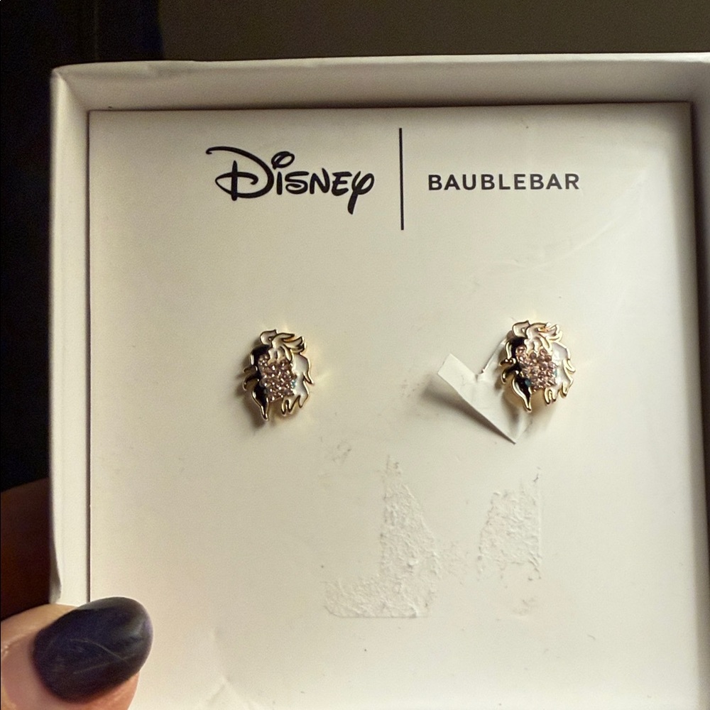 BaubleBar Gold and Pink Earrings